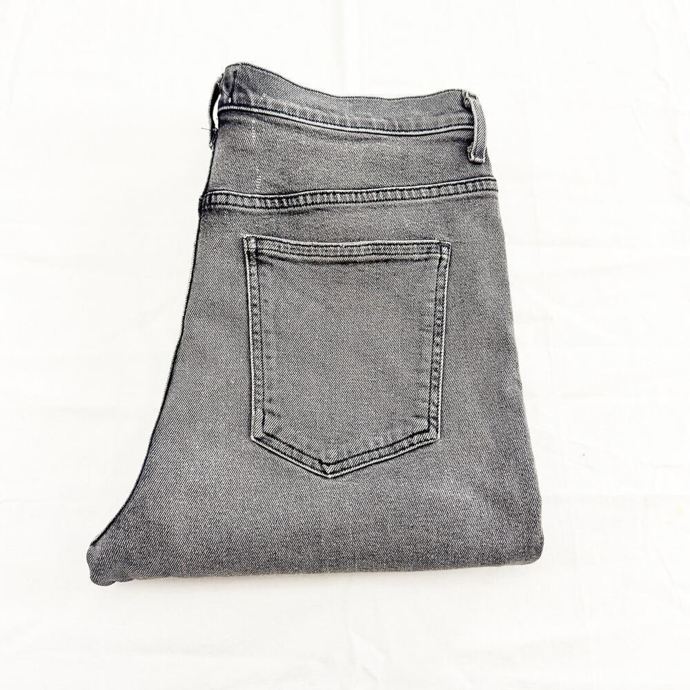 AGOLDE Pinch Waist Skinny Charcoal Gray Black Denim Jeans Zip Fly Size 32